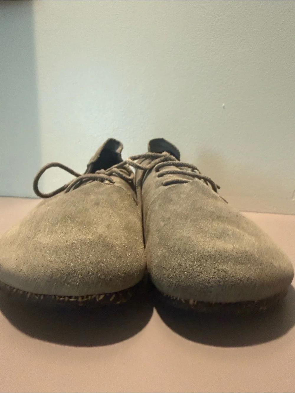 Men's Grey Suede shoe by OTZ